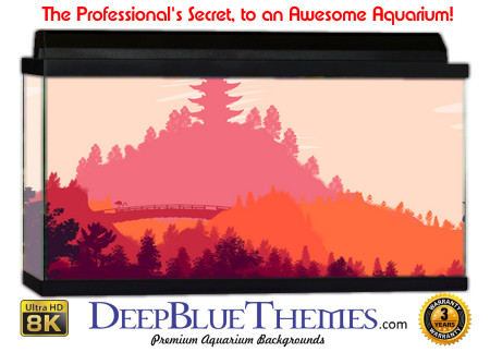 Buy Aquarium Background Asian Landscape Aquarium Background