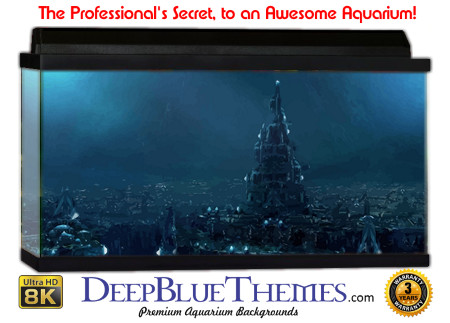 Buy Aquarium Background Atlantis Art City Aquarium Background