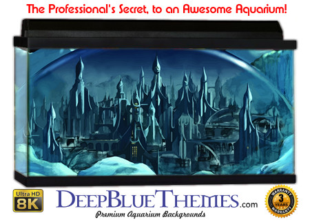 Buy Aquarium Background Atlantis Art Dome Aquarium Background