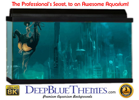 Buy Aquarium Background Atlantis Art Queen Aquarium Background