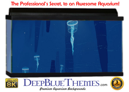 Buy Aquarium Background Awesome Jelly Aquarium Background