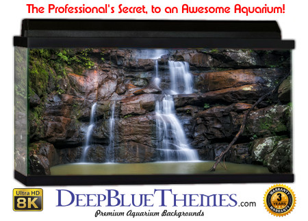 Buy Aquarium Background Awesome Waterfall Aquarium Background
