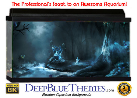 Buy Aquarium Background Black Stream Aquarium Background