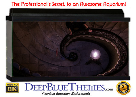 Buy Aquarium Background Black Tunnel Aquarium Background