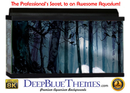 Buy Aquarium Background Black Woods Aquarium Background