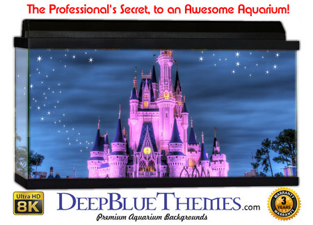 Buy Aquarium Background Castle Fairytale Aquarium Background