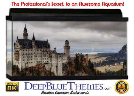 Buy Aquarium Background Castle High Aquarium Background