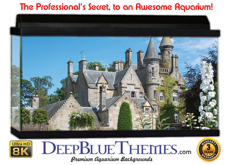Buy Aquarium Background Castle Hobit Aquarium Background