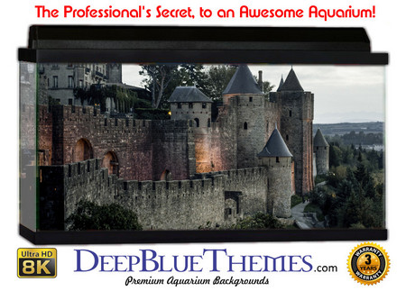 Buy Aquarium Background Castle Stone Aquarium Background