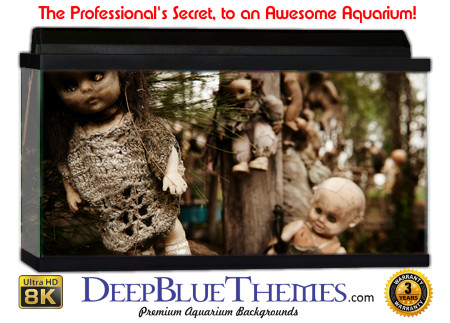 Buy Aquarium Background Creepy 0025 Aquarium Background