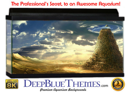 Buy Aquarium Background Desert Fantasy Aquarium Background