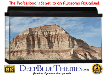 Buy Aquarium Background Desert Mountain Aquarium Background
