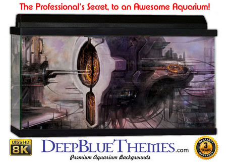 Buy Aquarium Background Fantasy City Aquarium Background