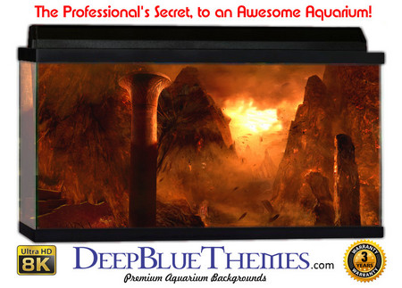 Buy Aquarium Background Fantasy Hell Aquarium Background