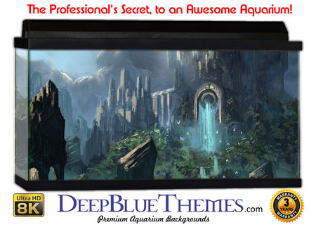 Buy Aquarium Background Fantasy Highlands Aquarium Background