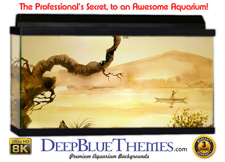 Buy Aquarium Background Fantasy River Aquarium Background