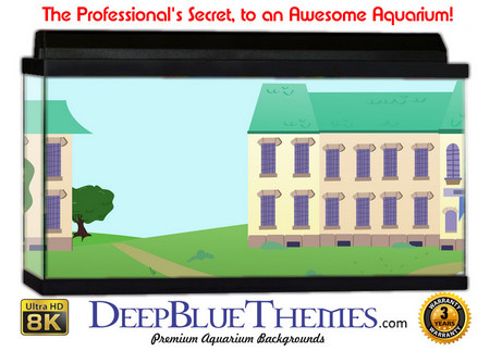 Buy Aquarium Background Flat Buildings Aquarium Background