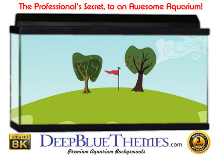 Buy Aquarium Background Flat Golf Aquarium Background