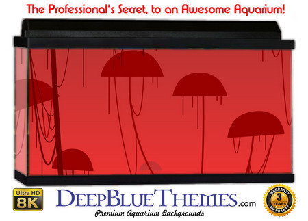 Buy Aquarium Background Flat Mushroom Aquarium Background