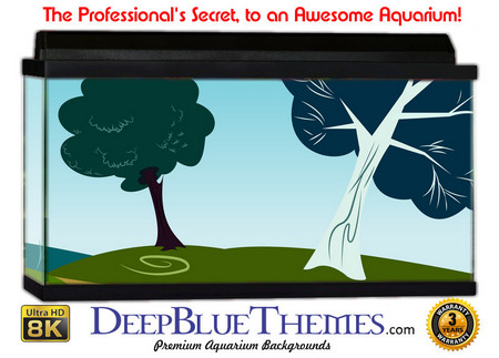 Buy Aquarium Background Flat Trees Aquarium Background