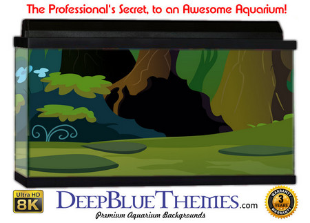 Buy Aquarium Background Flat Woods Aquarium Background