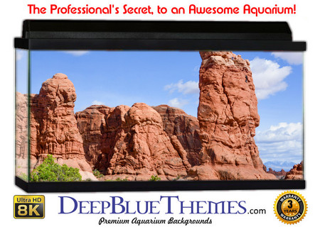 Buy Aquarium Background Formations Tower Aquarium Background