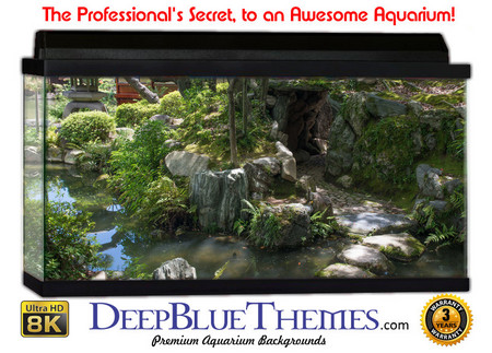 Buy Aquarium Background Garden Peace Aquarium Background