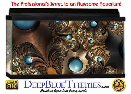 Buy Aquarium Background Jfractal Gold Aquarium Background