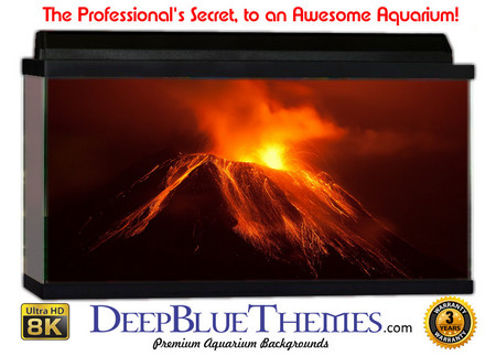 Buy Aquarium Background Lava Explode Aquarium Background