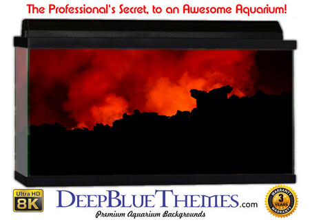 Buy Aquarium Background Lava Hell Aquarium Background
