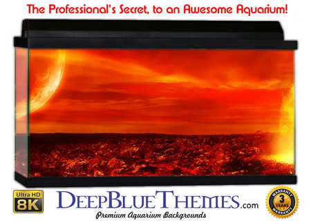 Buy Aquarium Background Lava Space Aquarium Background