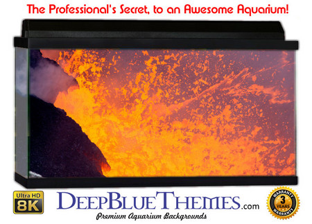 Buy Aquarium Background Lava Splash Aquarium Background