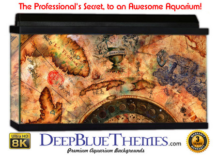 Buy Aquarium Background Maps Island Aquarium Background