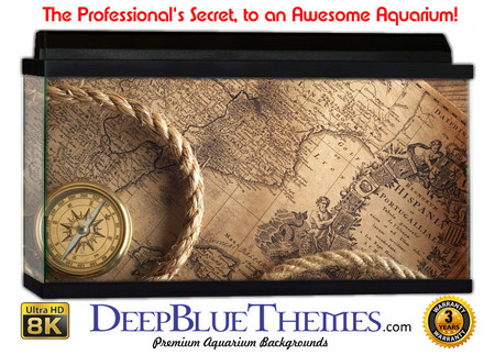 Buy Aquarium Background Maps Rope Aquarium Background