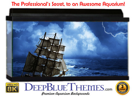 Buy Aquarium Background Ship Dark Aquarium Background
