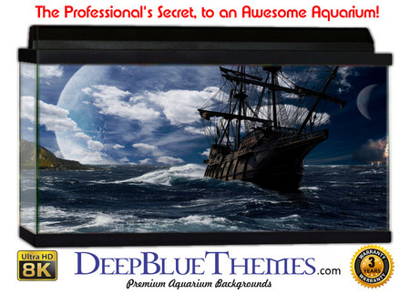 Buy Aquarium Background Ship Galleon Aquarium Background