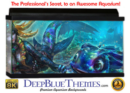 Buy Aquarium Background Mermaid Legend Aquarium Background