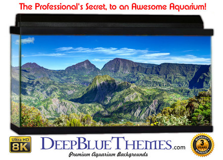 Buy Aquarium Background Mountains Ridge Aquarium Background