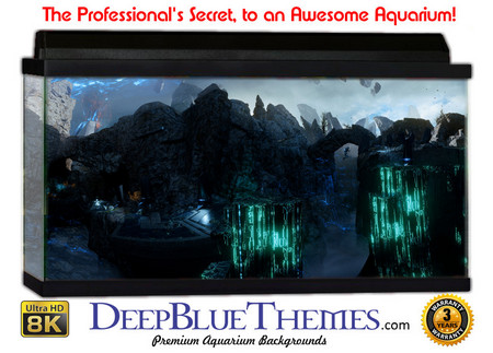 Buy Aquarium Background Otherworld Neon Aquarium Background