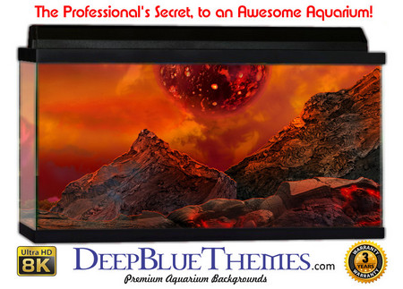 Buy Aquarium Background Otherworld Red Aquarium Background