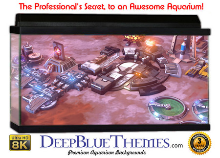 Buy Aquarium Background Otherworld Settlement Aquarium Background
