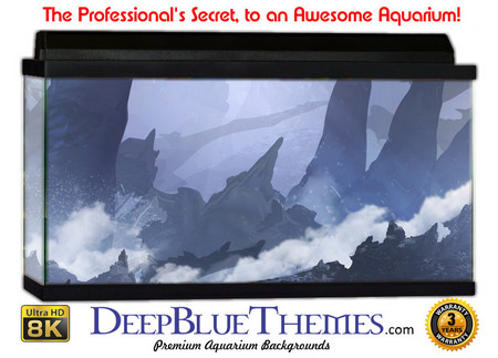 Buy Aquarium Background Otherworld Spikes Aquarium Background