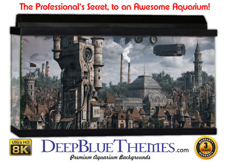 Buy Aquarium Background Otherworld Steampunk Aquarium Background