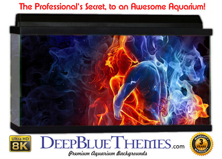 Buy Aquarium Background Psychedelic Fire Aquarium Background