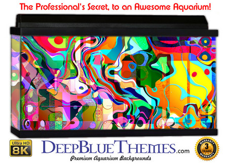 Buy Aquarium Background Psychedelic New Aquarium Background
