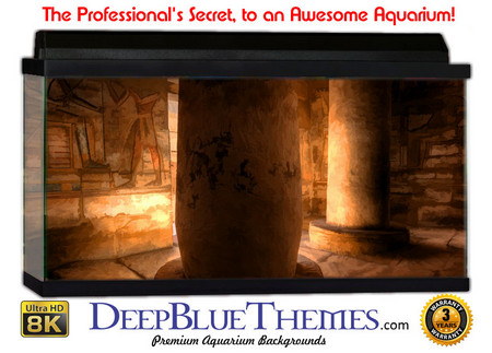 Buy Aquarium Background Ruins Column Aquarium Background