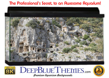 Buy Aquarium Background Ruins Cut Aquarium Background