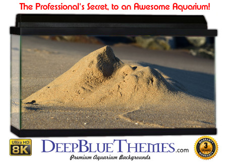 Buy Aquarium Background Sand Pile Aquarium Background