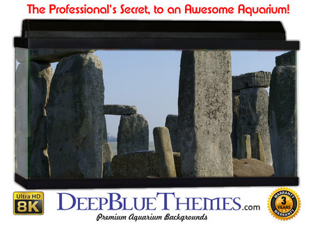 Buy Aquarium Background Scene Stonehenge Aquarium Background