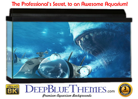 Buy Aquarium Background Shark Run Aquarium Background